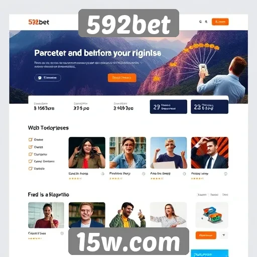 Interface do site 592bet e sua usabilidade