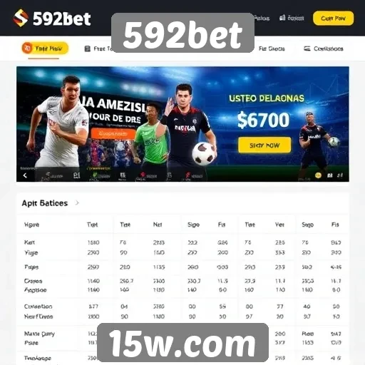 Oferta de jogos e apostas disponíveis na 592bet