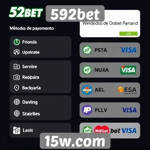 Avaliação dos métodos de pagamento disponíveis no 592bet